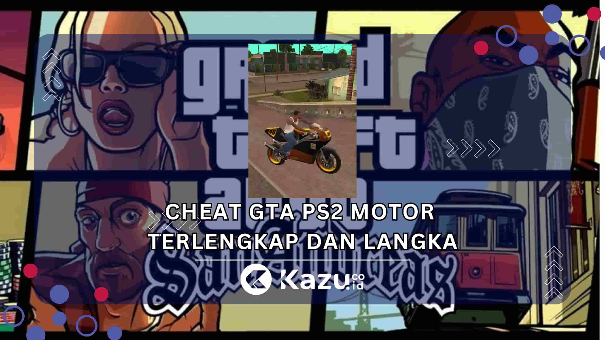 Cheat GTA PS2 Motor Terlengkap dan Langka