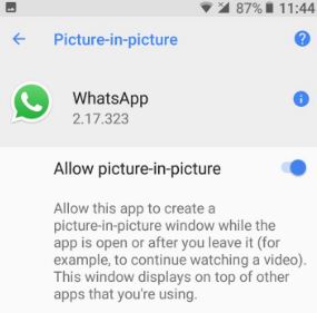 Cara minimize video call WhatsApp Oppo