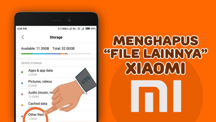 Cara Menghapus File Lainnya di Xiaomi
